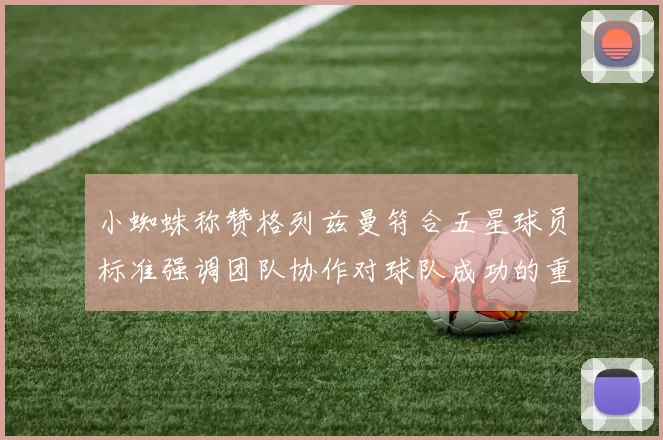 小蜘蛛称赞格列兹曼符合五星球员标准强调团队协作对球队成功的重要性